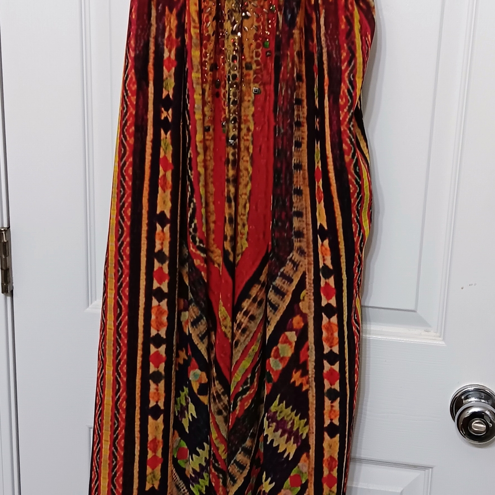Soft Surroundings Multicolor Maxi Dress
